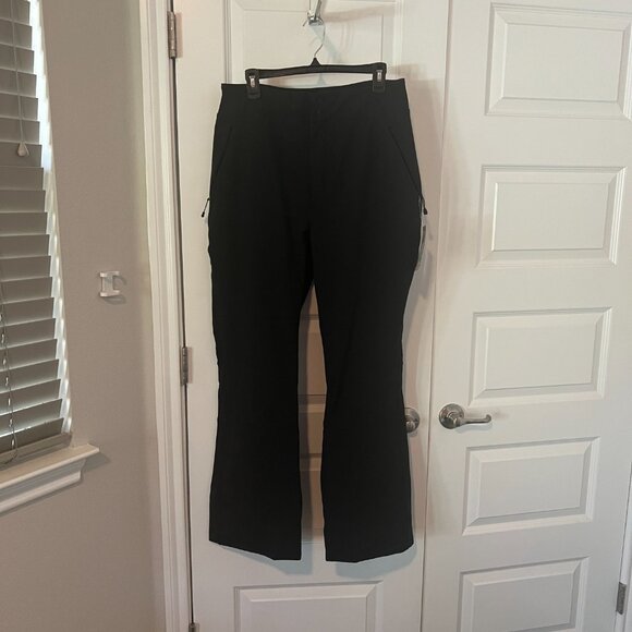 Eddie Bauer Black Women's Alpenglow High-Rise Ski Pants - Picture 1 of 6